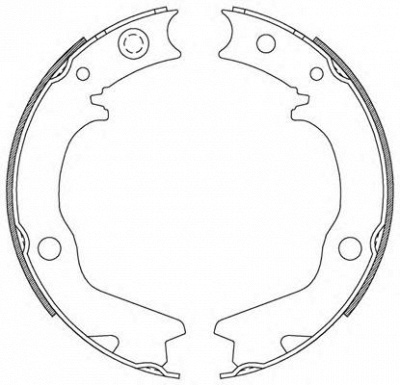 OPEN PARTS bsa218500 -  Комплект тормозных колодок